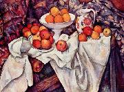 Paul Cezanne Stilleben mit apfeln und Orangen oil